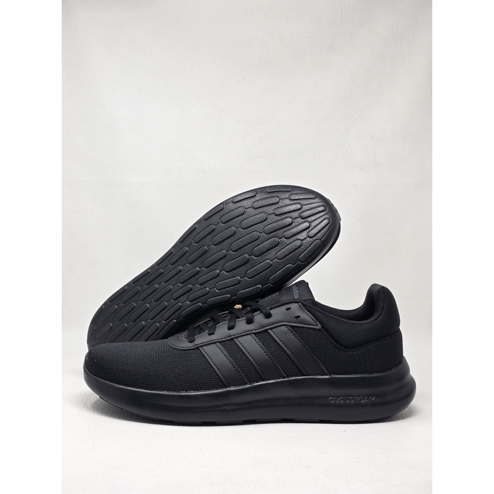 Adidas Lite Racer 4.0 Size 10 Mens Black Cloudfoam Running Shoes IE6132 New